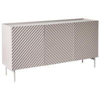 SIDEBOARD se 3 dveřmi Světle béžový Yaraka - béžová, kompozitní dřevo (150/77/40cm) - Beliani