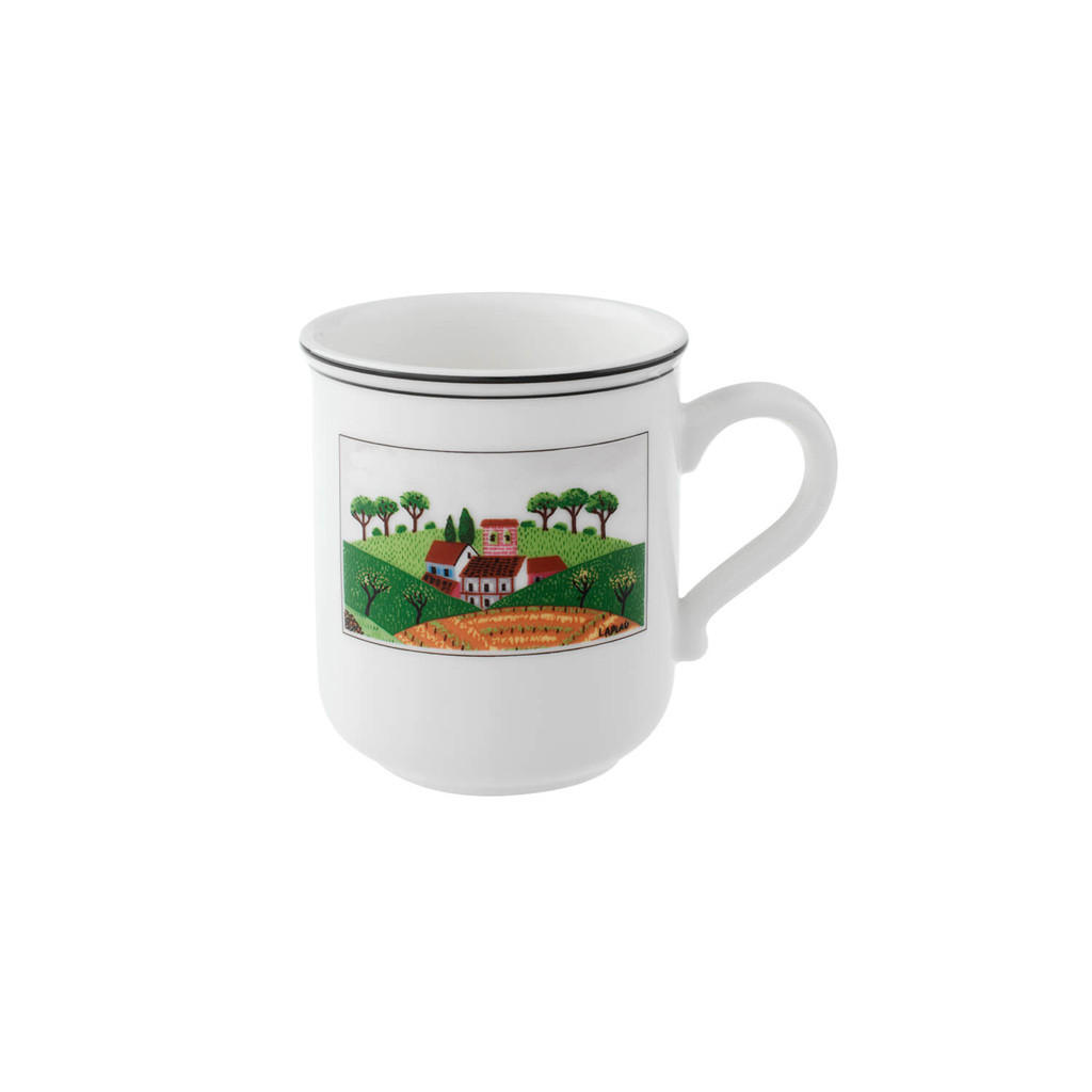 KAFFEEBECHER DÖRFCHEN Design Naif bunt 300 ml - Multicolor, Keramik (0.3L) - Villeroy & Boch