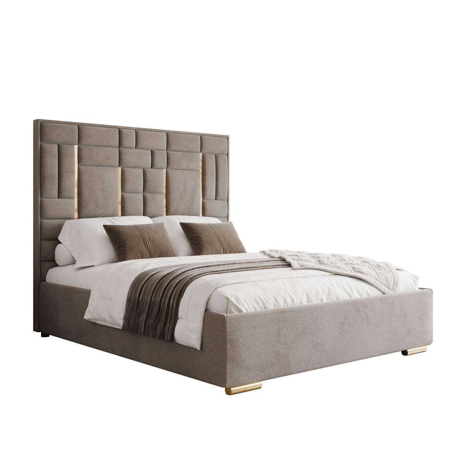 Lookway Polsterbett Beige 180x200 cm