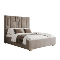 POLSTERBETT BRIGITTE GOLD mit Bettkasten 140x200 cm Element 06 - Beige, Textil (140/200cm) - Lookway