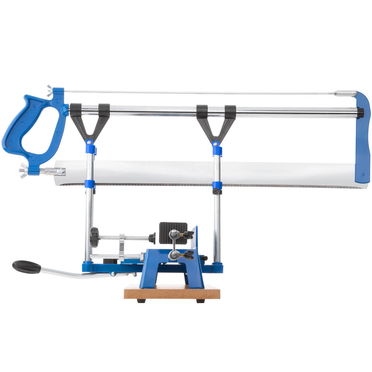 GEHRUNGSSÄGE, für Holz, Kunststoff und Aluminium,blau - Blau, Metall (63/64/26cm) - tectake