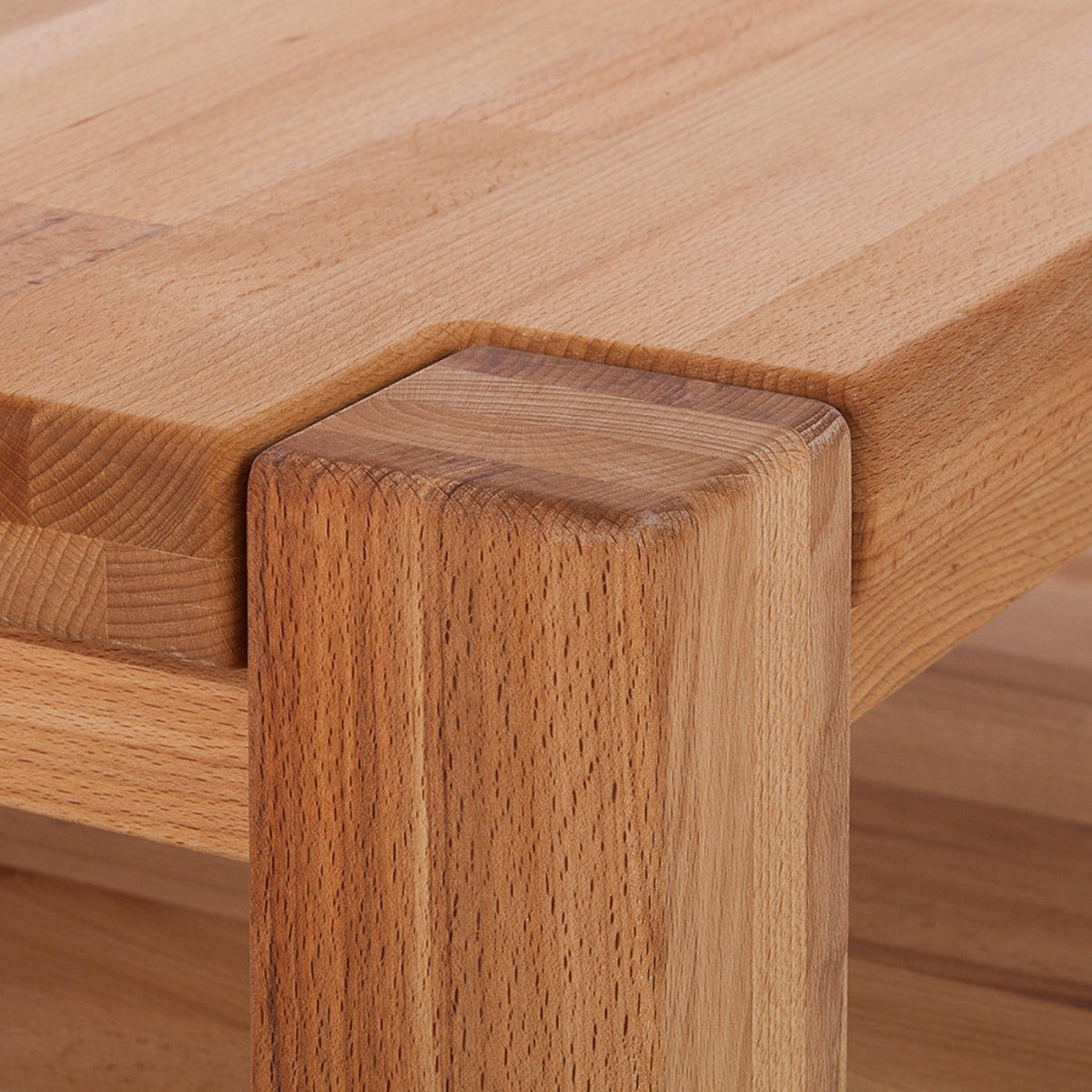 COUCHTISCH - Massivholz - Kernbuche, Holz (70/70/38cm) - home24