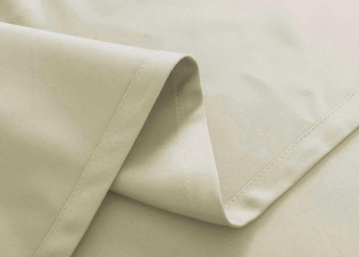 VORHANG 2ER SET NEWYORK HxB 160x140 cm Beige - Beige, Textil (140/160cm) - Gardinenbox