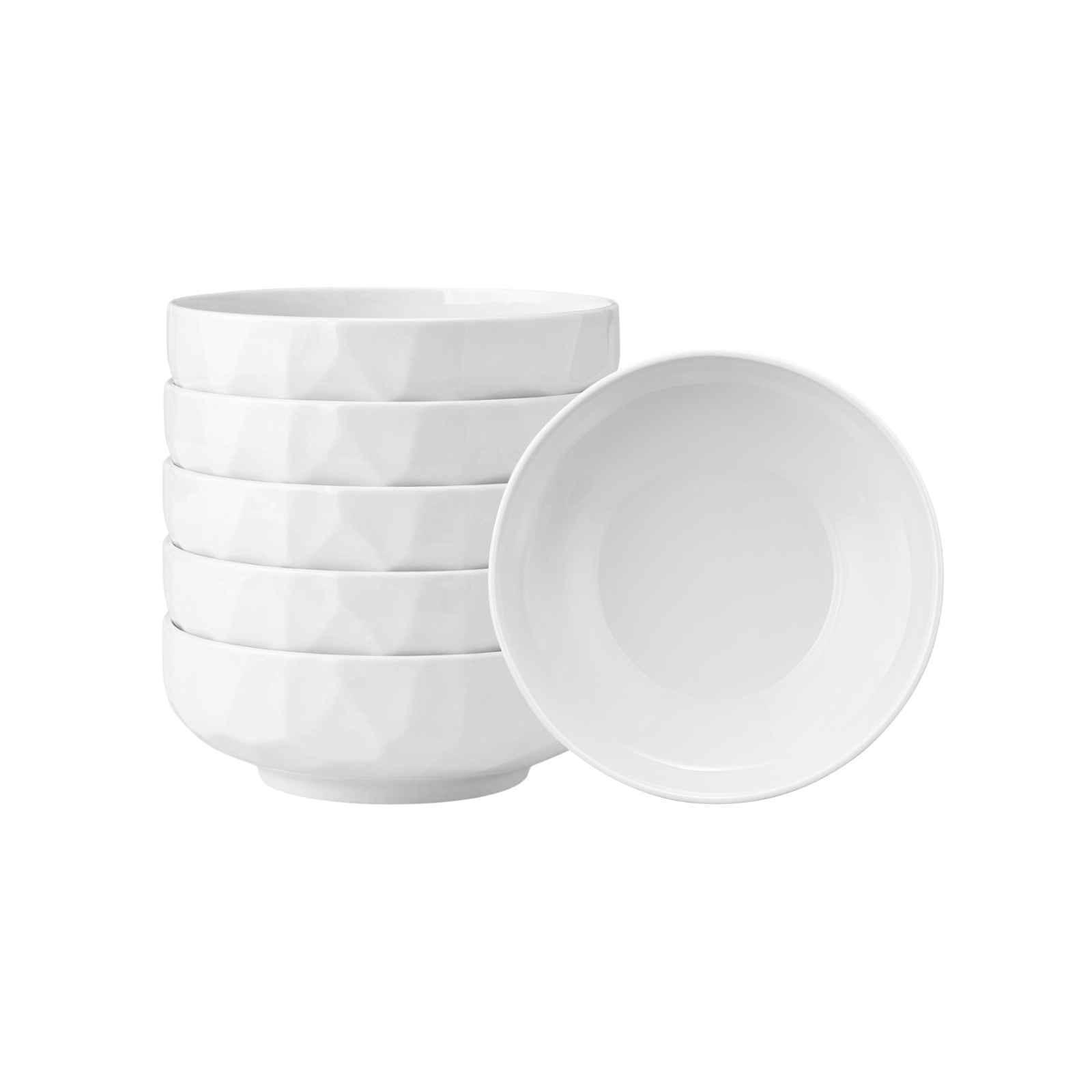 SCHÜSSEL Sento Relief Paper weiß ø 20 cm 6er Set - Weiß, Keramik (20.3cm) - Seltmann Weiden