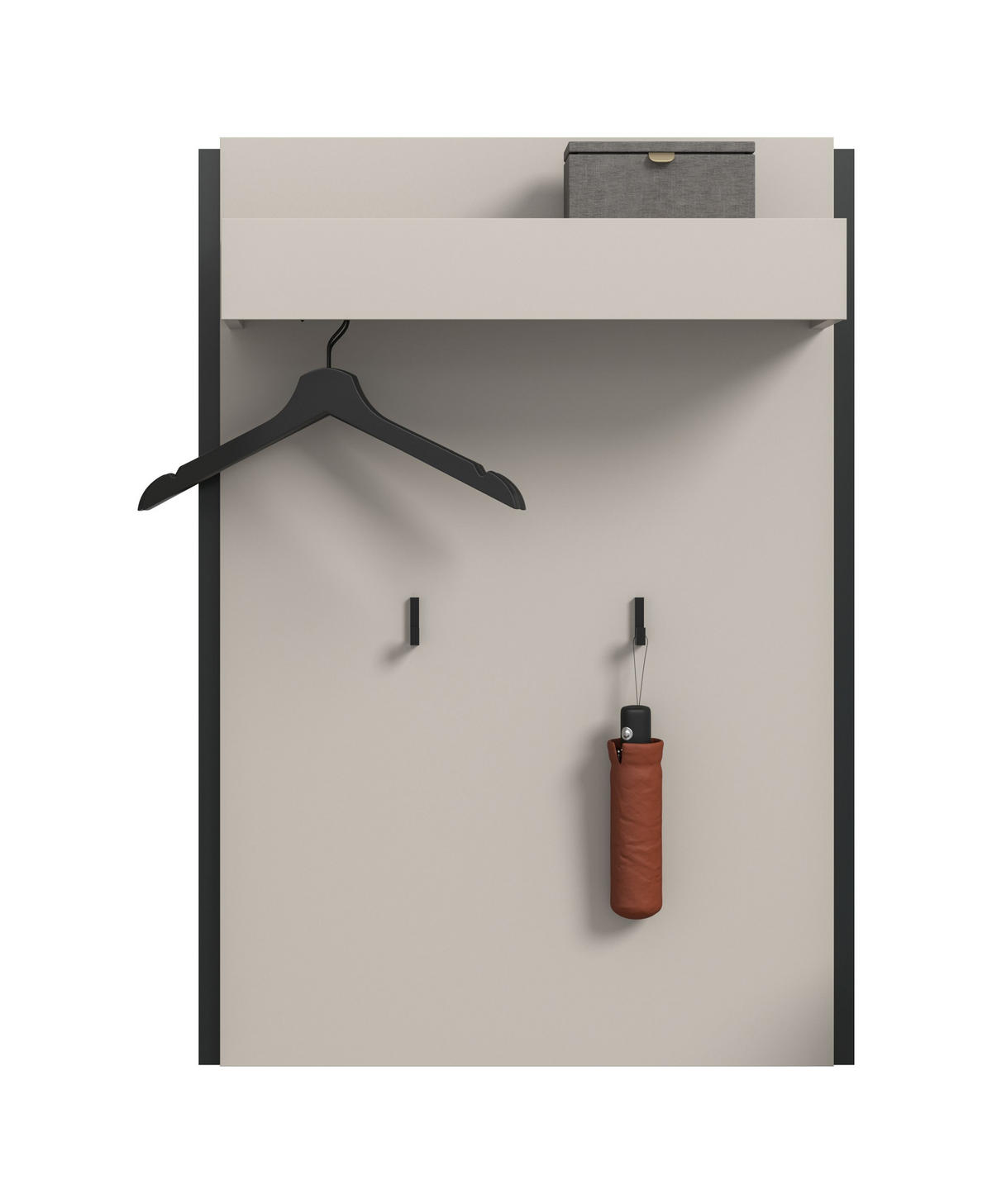 PANEEL Emil Kaschmir 75/27/106 cm - Beige, Holzwerkstoff (75/106/27cm) - Xonox