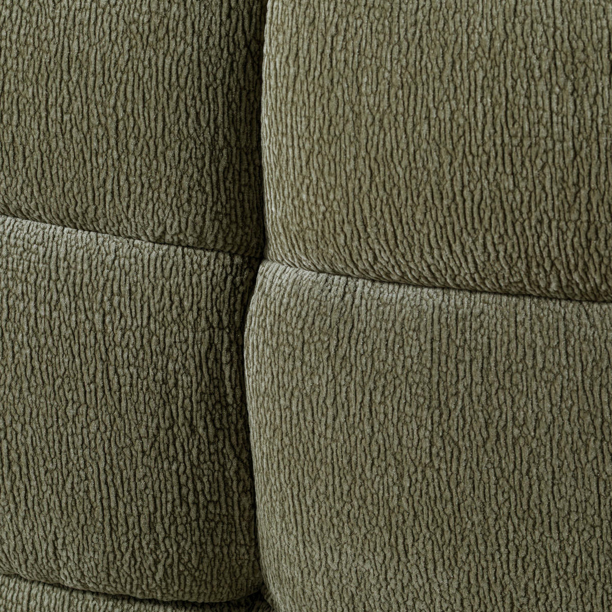 SOFA 3-Sitzer 260x100x76 grün WILMA - Grün, Kunststoff (260/76/100cm) - Massivmoebel24
