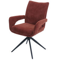 ESSZIMMERSTUHL Rotbraun - Rotbraun, Textil (60/90/60cm) - Jamb