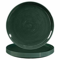 SPEISETELLER Terra Moosgrün ø 27,5 cm 6er Set - Dunkelgrün, Keramik (27.8cm) - Seltmann Weiden