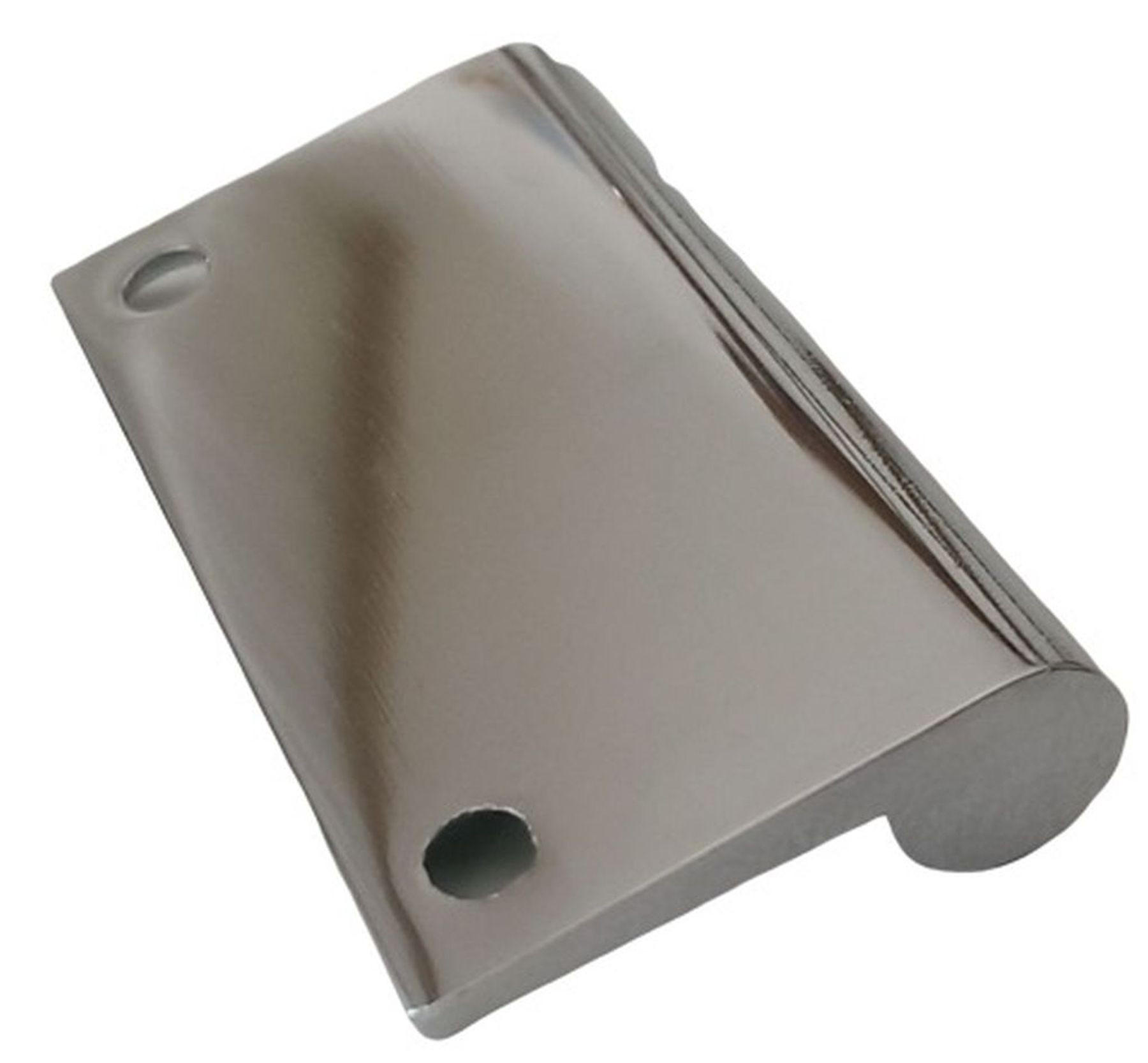SPIEGELSCHRANKGRIFF BA 32 mm Türgriff Spiegelschrank Türöffner Badmöbelgriff - Chromfarben, Metall (4/0.3/0.2cm) - Livingpoint24