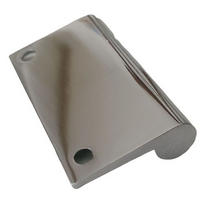 SPIEGELSCHRANKGRIFF BA 32 mm Türgriff Spiegelschrank Türöffner Badmöbelgriff - Chromfarben, Metall (4/0.3/0.2cm) - Livingpoint24