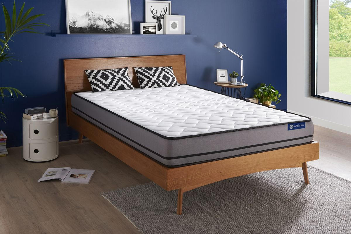 MATRATZE Actiflex night Taschenfederkern 130 x 220 cm h4 - Weiß, Textil (130/220cm) - ACTISOM