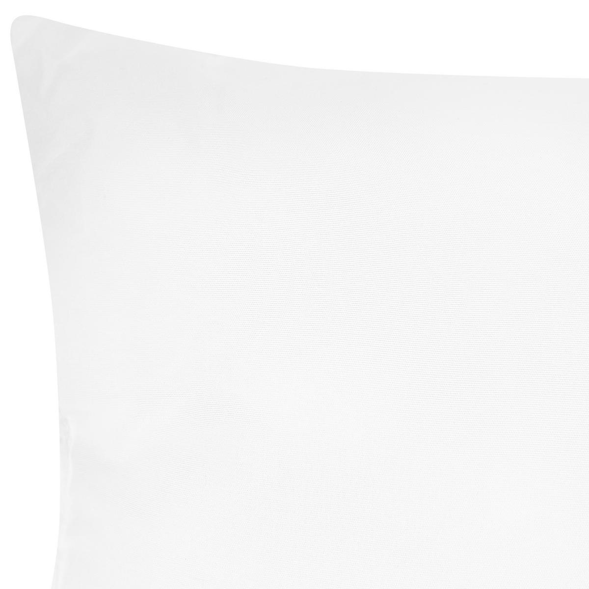 KOPFKISSEN Weiß 40/80 cm Errigal - Weiß, Textil (80/40cm) - Beliani
