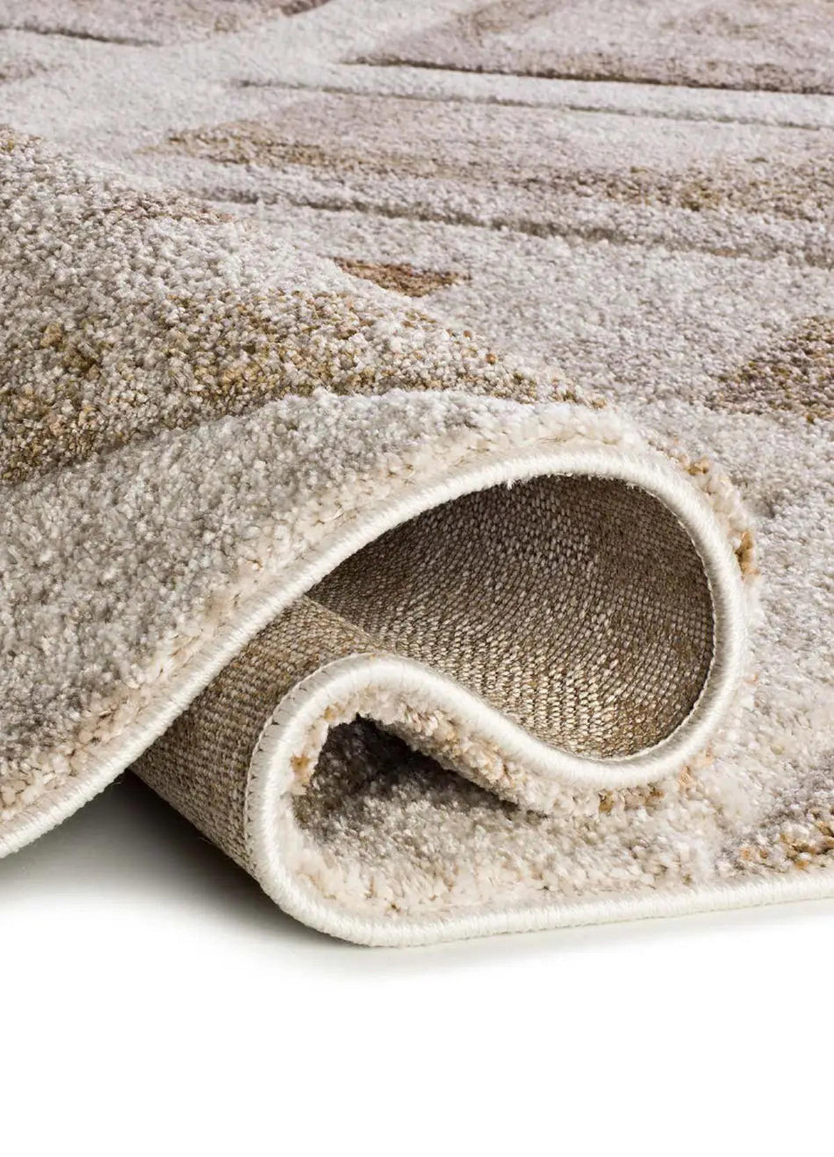 HOCHFLORTEPPICH Beige / Braun Teva 160/235 cm - Braun, Textil (160/235cm) - Atticgo