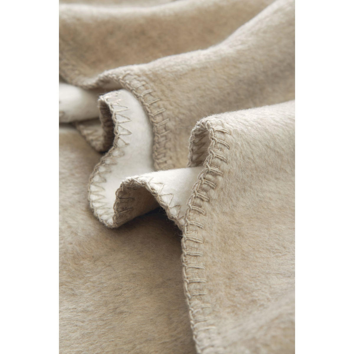 PLAID PEBBLE - Beige, Textil (150/200cm) - Schöner Wohnen