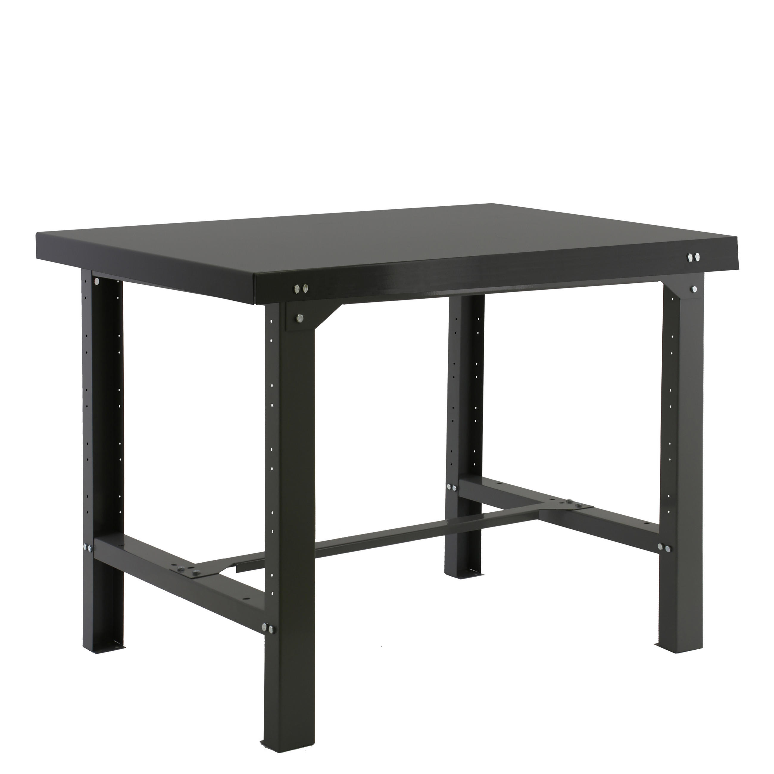 WERKBANK BUFFALO METAL | HxBxT 83x120x73cm | Traglast 600kg | Anthrazit - Anthrazit, Metall (120/83/73cm) - PROREGAL