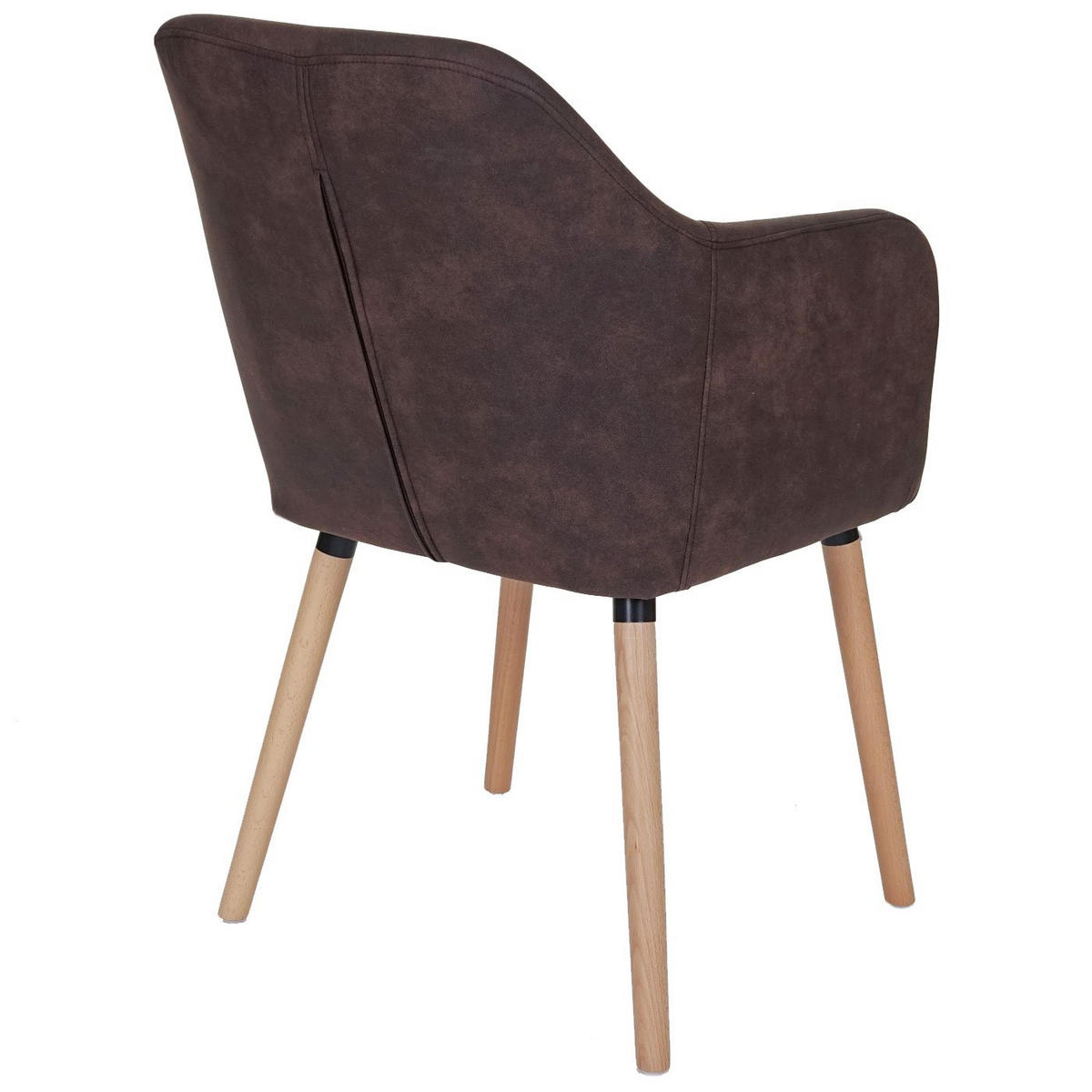 ESSZIMMERSTUHL Rehbraun - Hellbraun/Dunkelbraun, Textil (58/88/64cm) - MCW