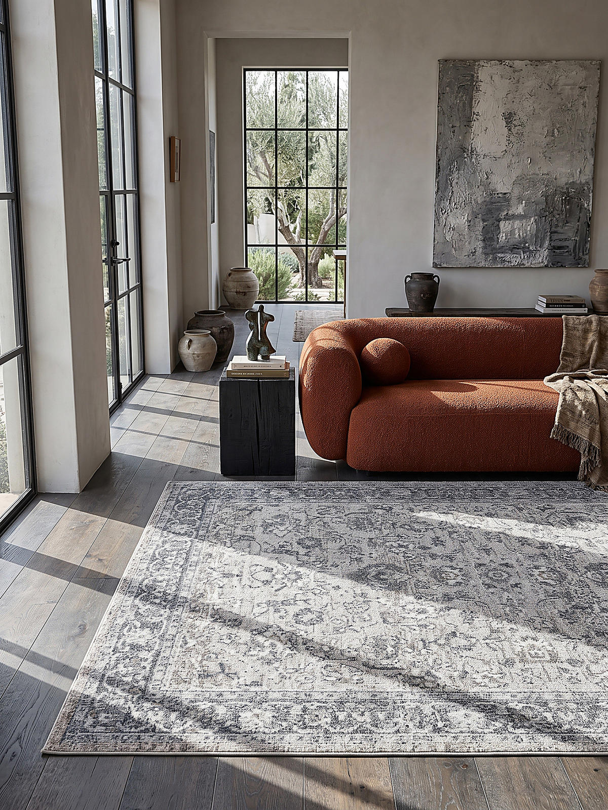 TEPPICH Outdoor Orientalisch LIMMAT Polypropylen Beige 160 x 230 cm - Beige, Textil (160/230cm) - KADIMA DESIGN
