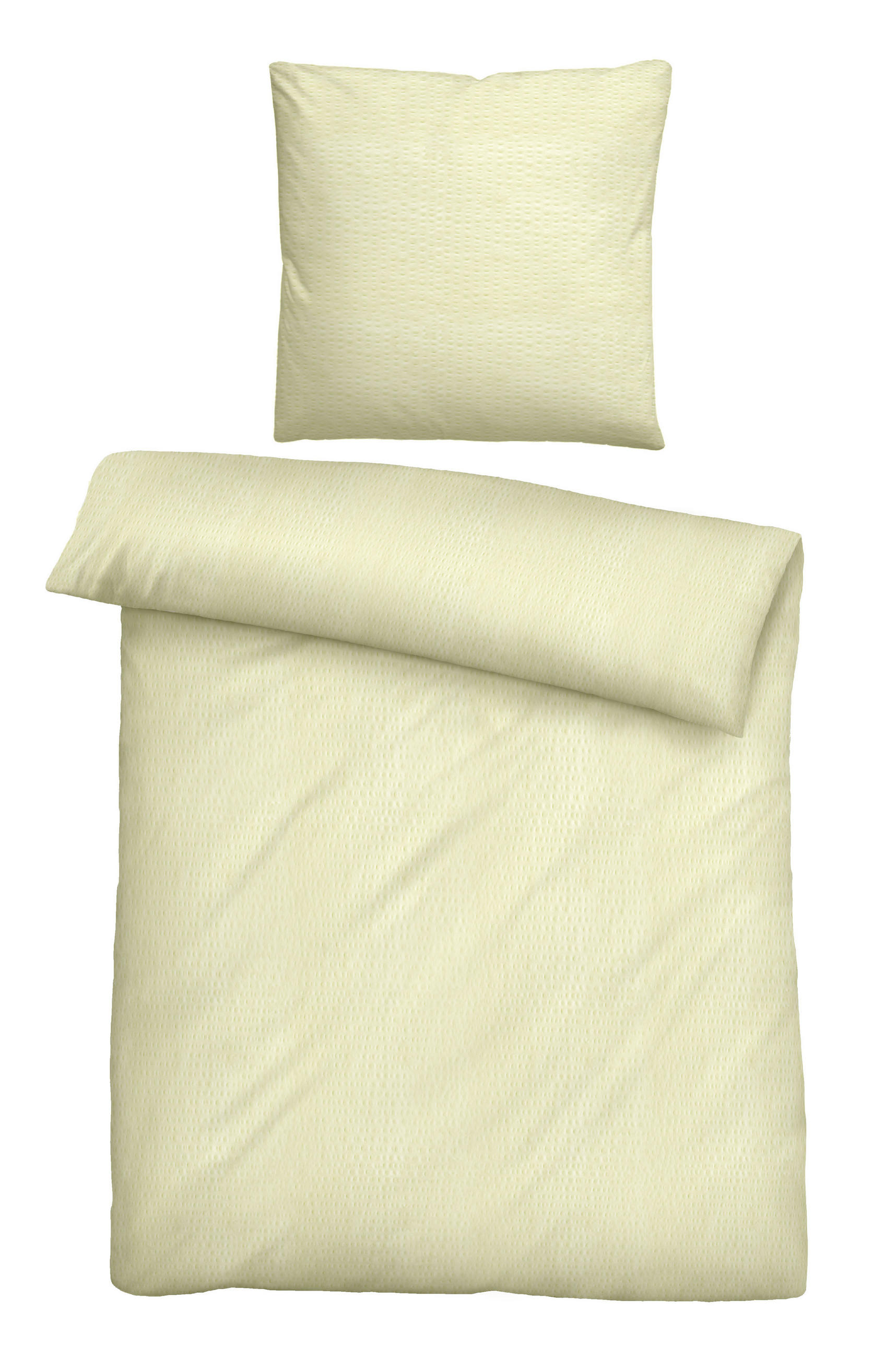 biberna Sleep & Protect Bettwäsche-Garnitur Gelb 135x200 cm