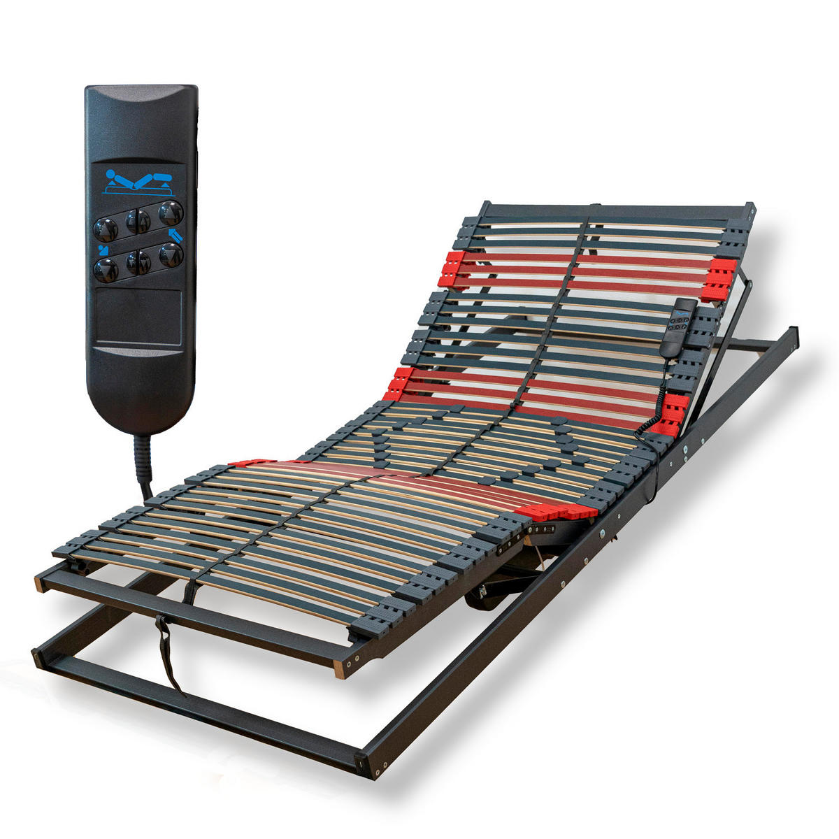 LATTENROST RELAXANA KF mit Motor 100x200 cm - Multicolor, Holz (100/200cm) - Reha-Schlafwelt