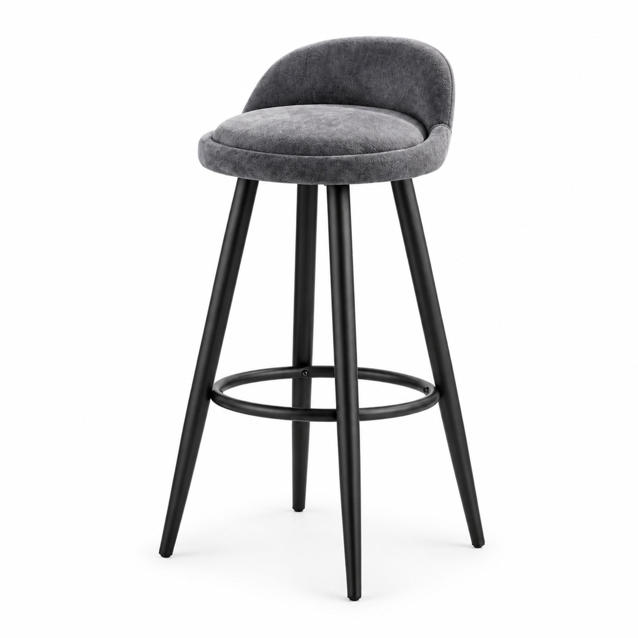 Mivray Barhocker Dunkelgrau 36.5x78.5x36.5 cm