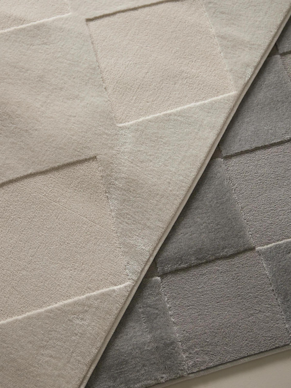 TEPPICH Claire Grau 240x340 cm - Grau, Kunststoff (240/340cm) - benuta