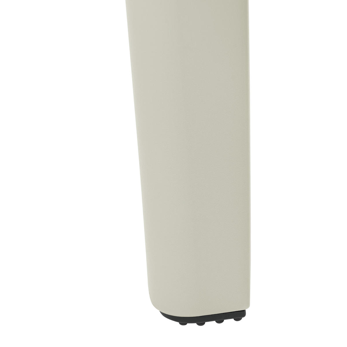 GARTENTISCH 86/86 cm Hellbeige Sorico - Beige, Kunststoff (86/86/77cm) - Beliani