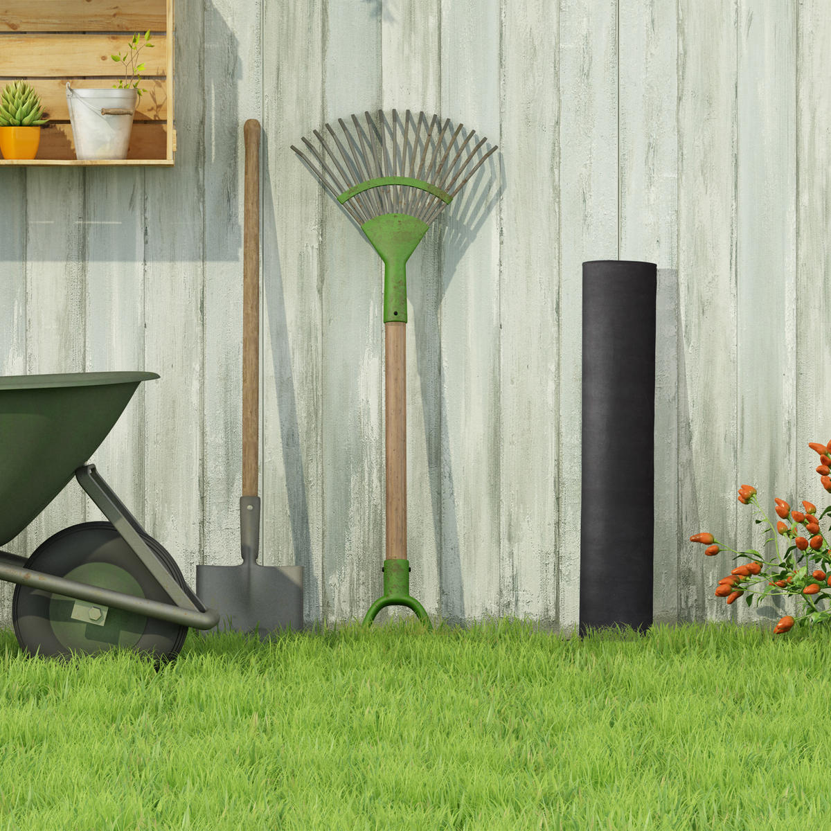 UNKRAUTVLIES - Schwarz, Kunststoff (100/0.1/50cm) - Relaxdays