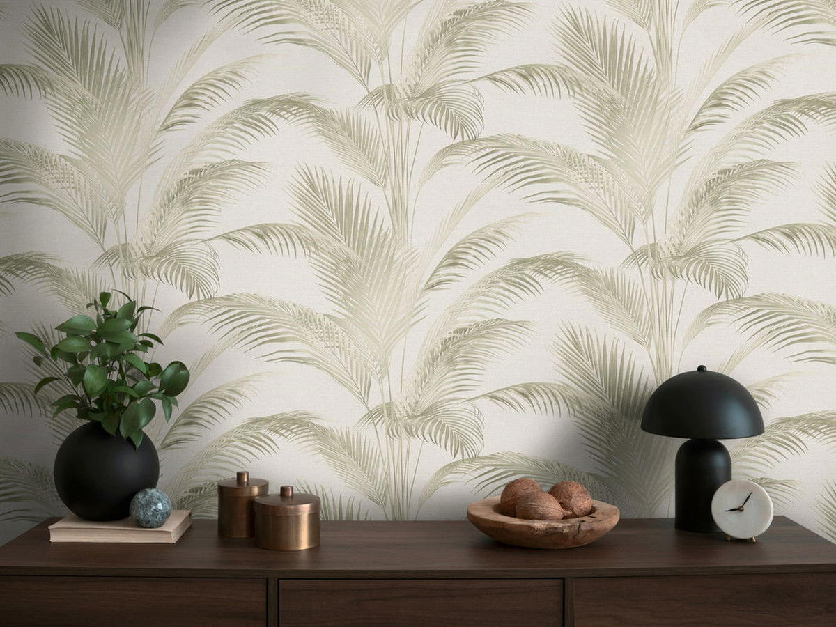 VLIESTAPETE Grün 53/1005 cm - Grün, Textil (53/1cm) - KUNSTLOFT