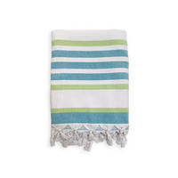 HAMAMTUCH mit Frotteefutter Latigo Lake 140x180 340g/m² - Blau, Textil (140/180cm) - LE COMPTOIR DE LA PLAGE