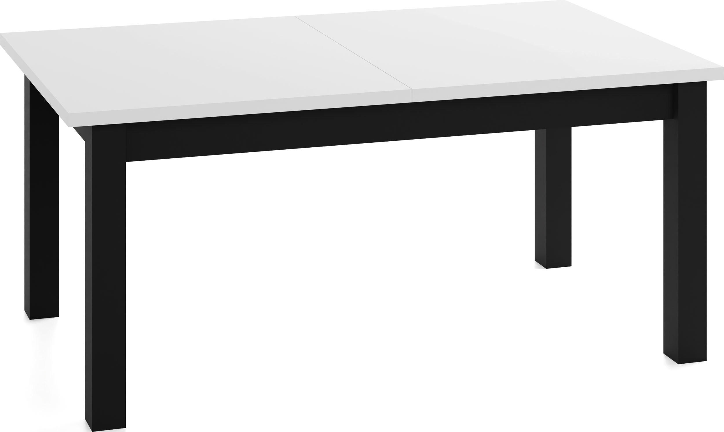WFL Group Esstisch Weiß 160x76.5x80 cm