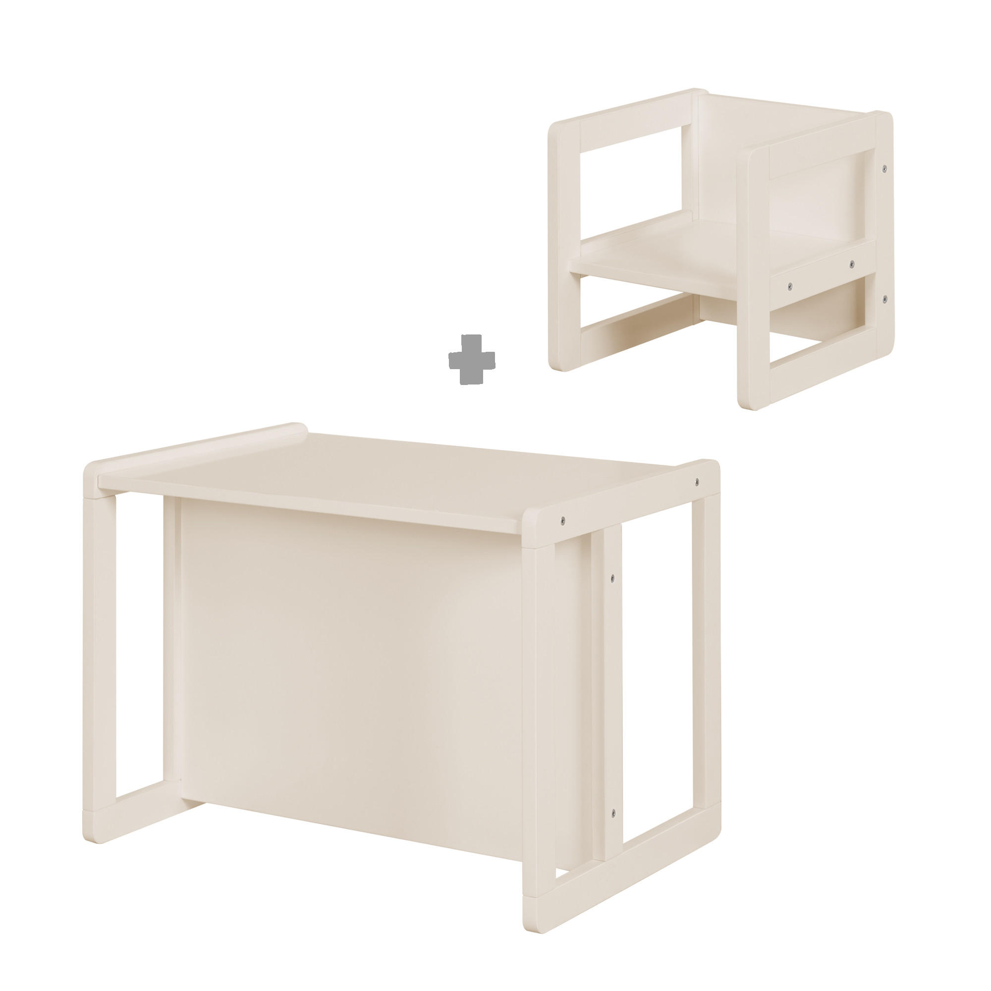 KINDERSITZGRUPPE 3in1 - Kaschmir, Holzwerkstoff (61/44/44cm) - Roba