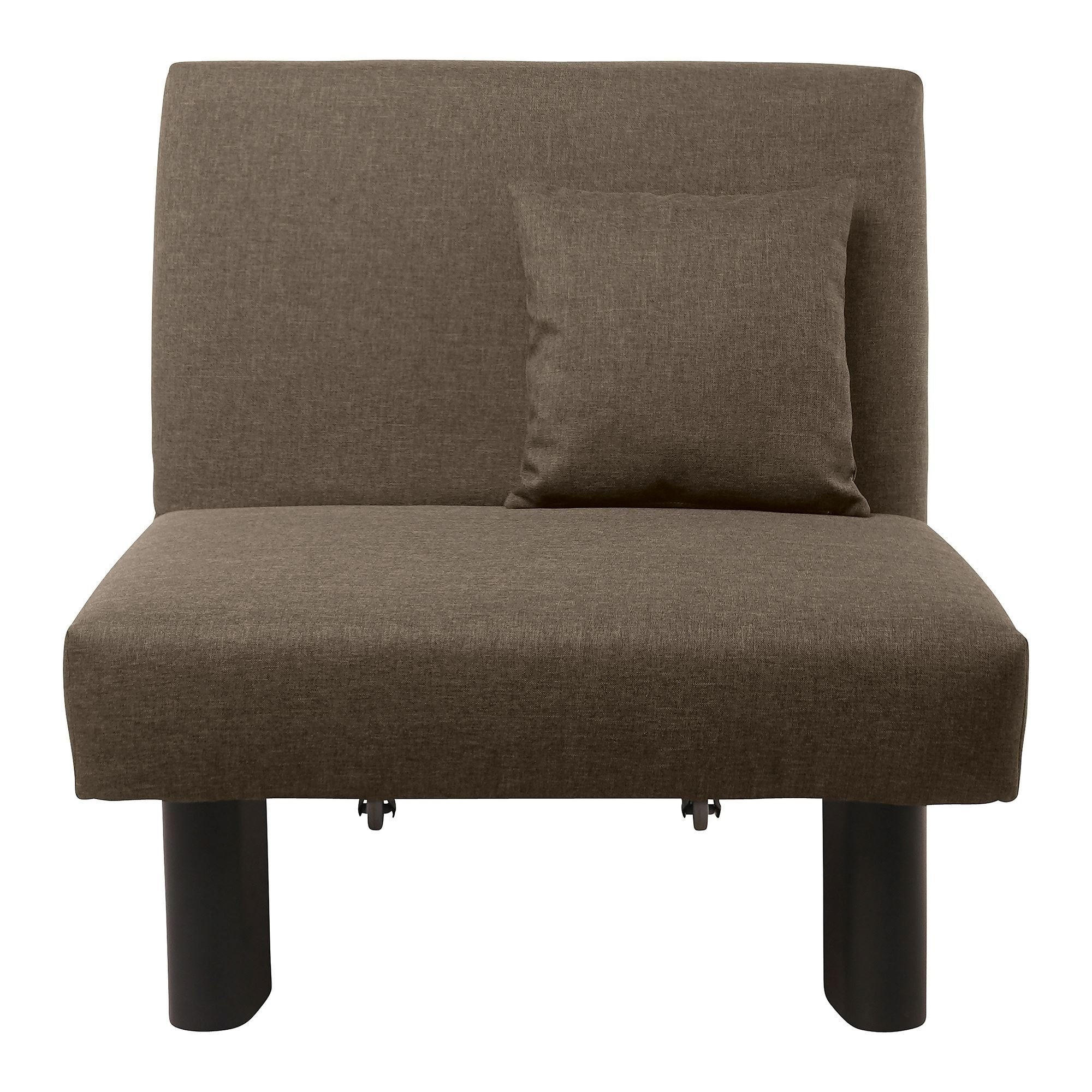 FALTSESSEL Kalomira Bezug Flachgewebe Metall schwarz / sahara - Sahara, Kunststoff (100/85/85cm) - 58aufmkessel