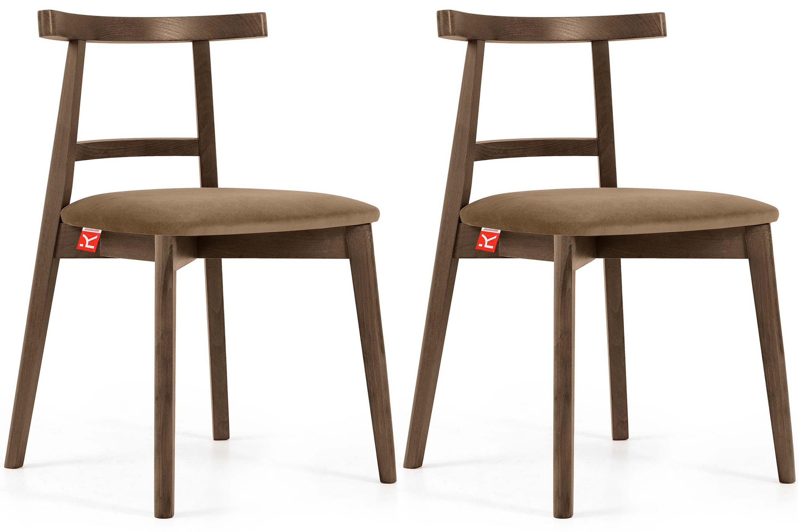 Konsimo® Esstischstühle Beige, Eiche 47x76x45 cm
