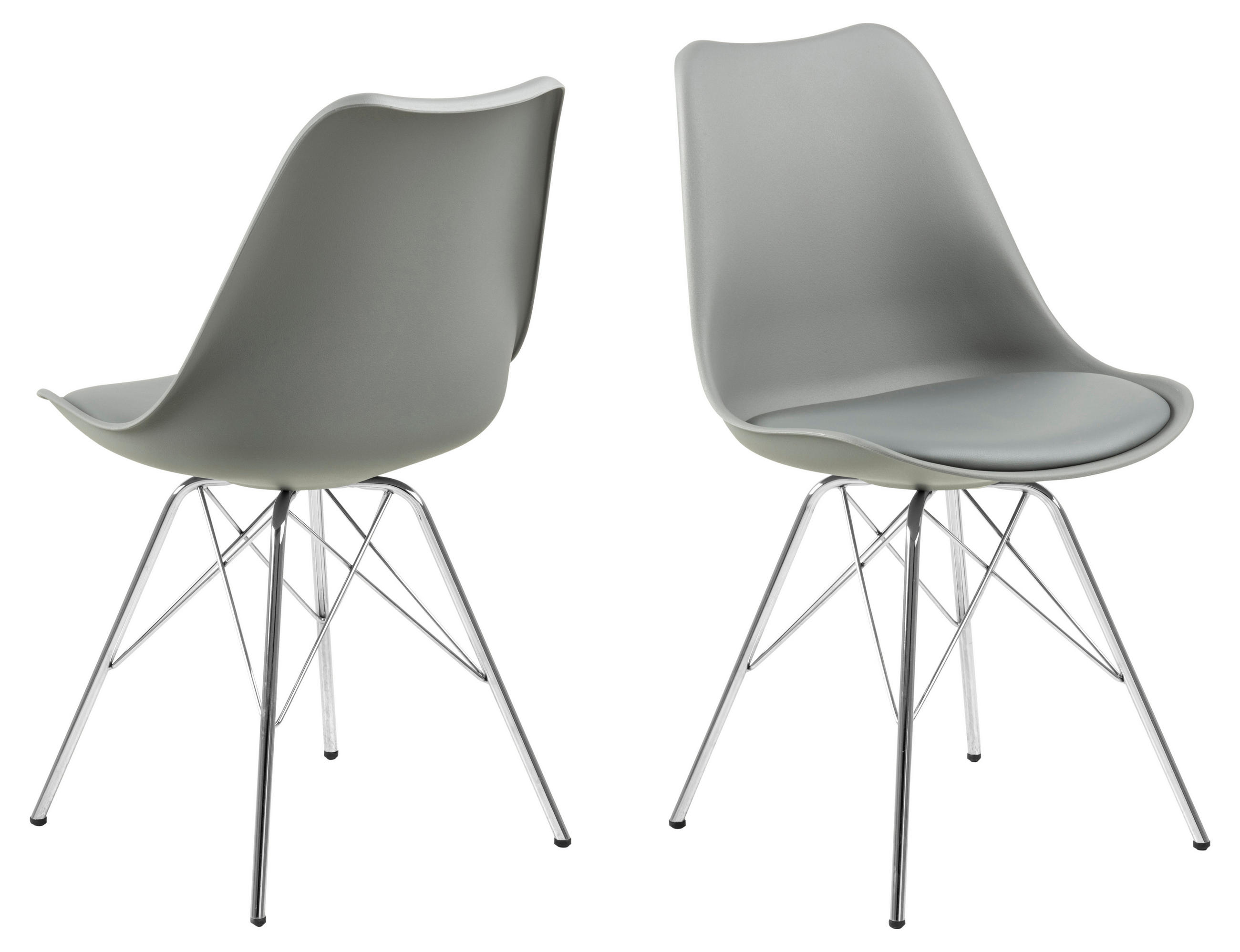 ebuy24 Stuhl Grau 48x86x54 cm
