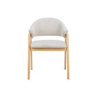 STUHL - 56 cm x 53.5 cm - Stoff - Beige - SOLUNA - Beige, Textil (56/82/53.5cm) - Vente-Unique