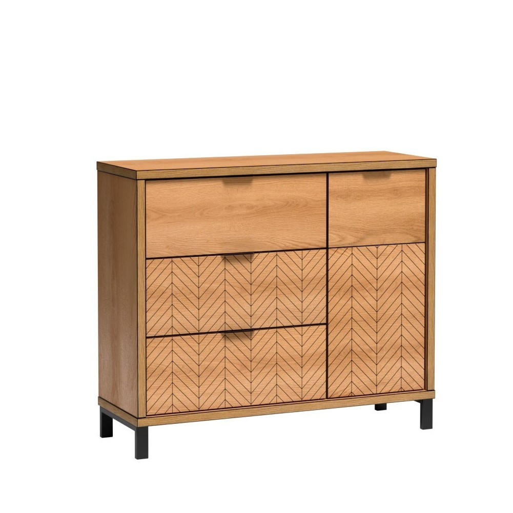 Masseno Kommode Eiche 117.5x90x40.6 cm