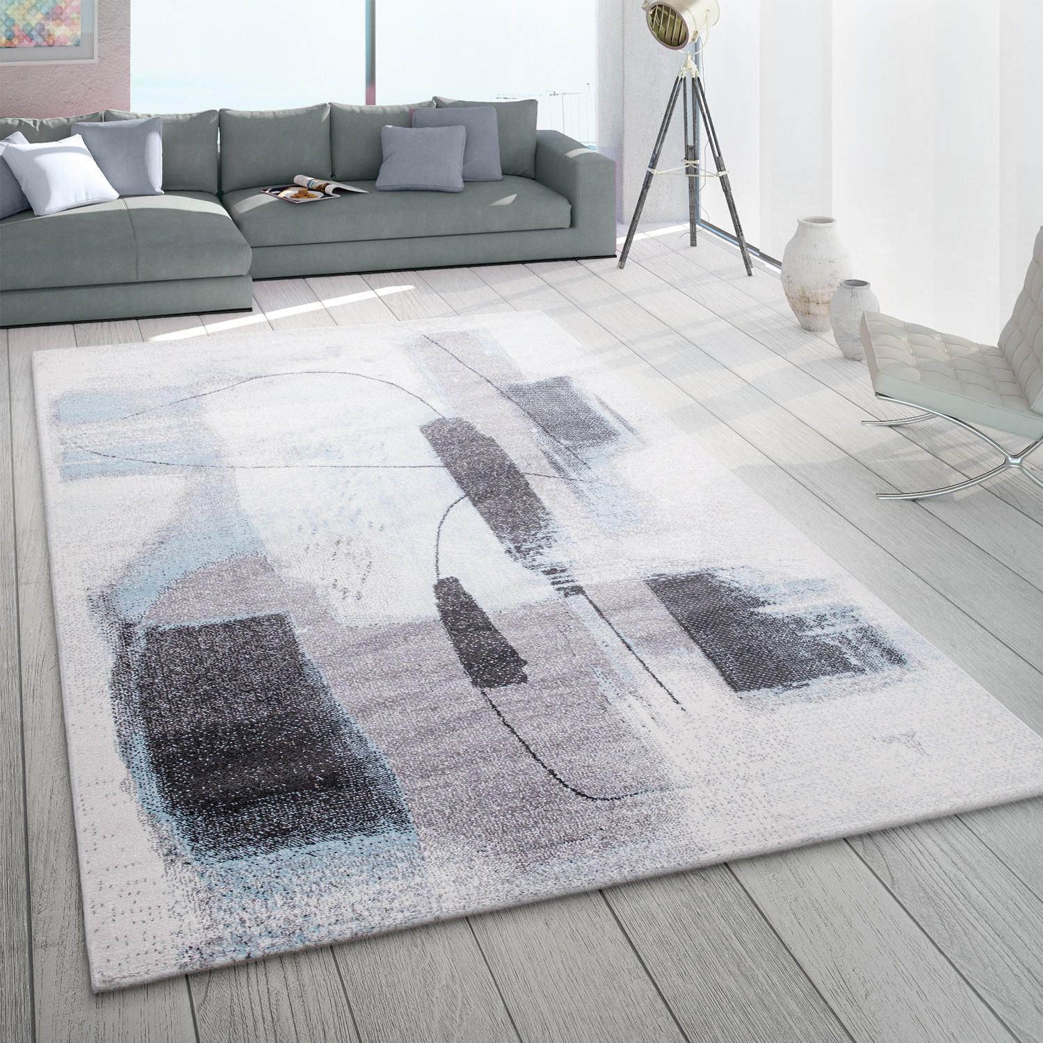 KURZFLORTEPPICH 80/150 cm Mero 105 - Türkis, Textil (80/150cm) - Paco Home