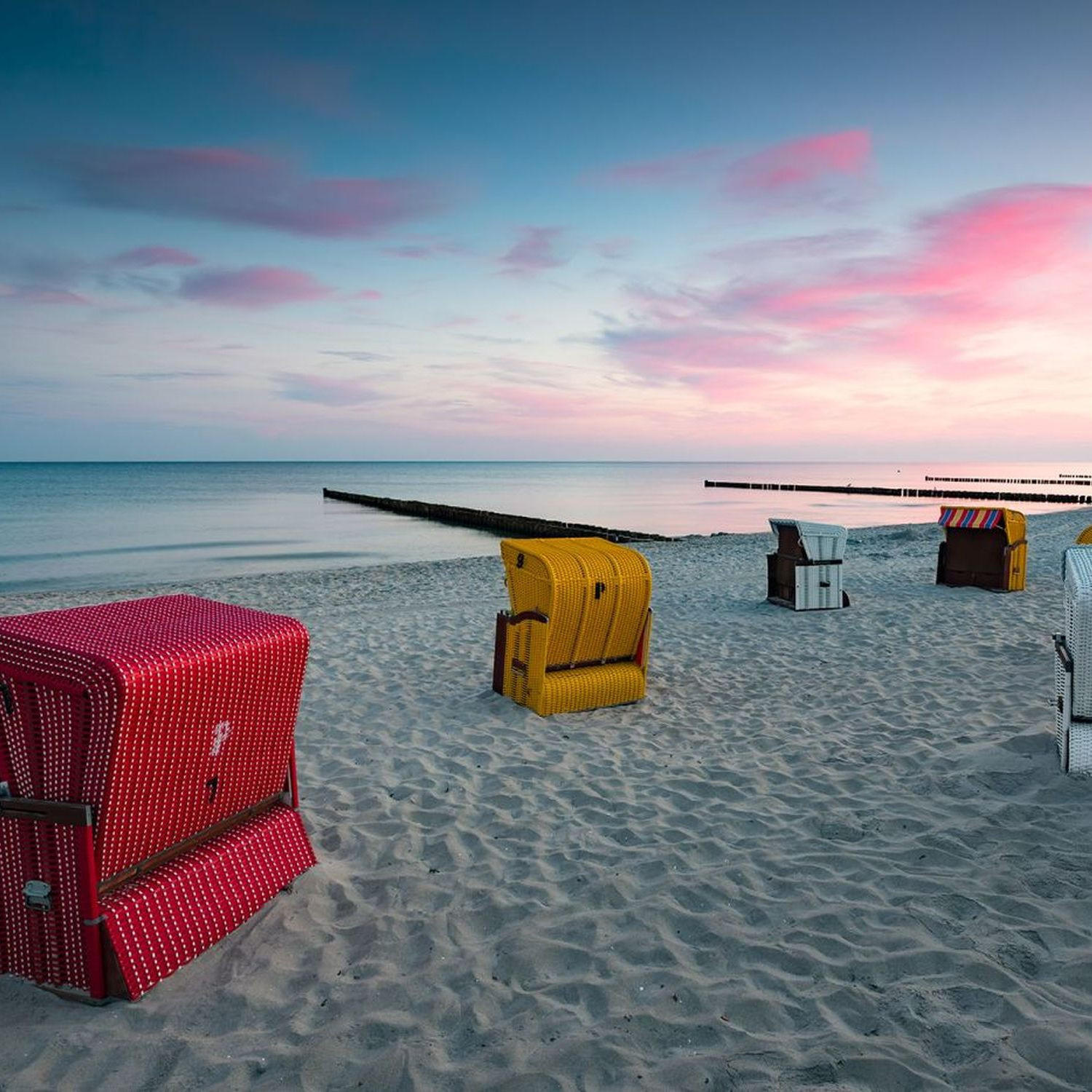 FOTOTAPETE Strand 450 x 280 cm - Multicolor, Papier (450/280cm) - Sanders & Sanders