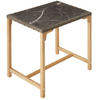 RATTAN BARTISCH Kutina,96 x 65 x 100 cm,natur - Naturfarben, Kunststoff (96/65/100cm) - tectake