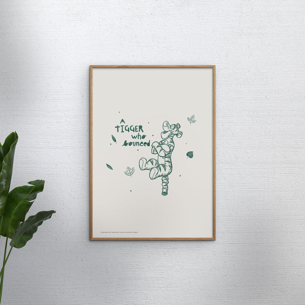POSTER Disney's Tigger Joyful Bounce - Beige, Papier (70/100/0.1cm) - Poster&Frame
