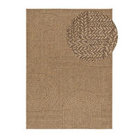 OUTDOORTEPPICH Natürlich Acra 200/290 cm - Braun, Naturmaterialien/Textil (200/290cm) - Atticgo