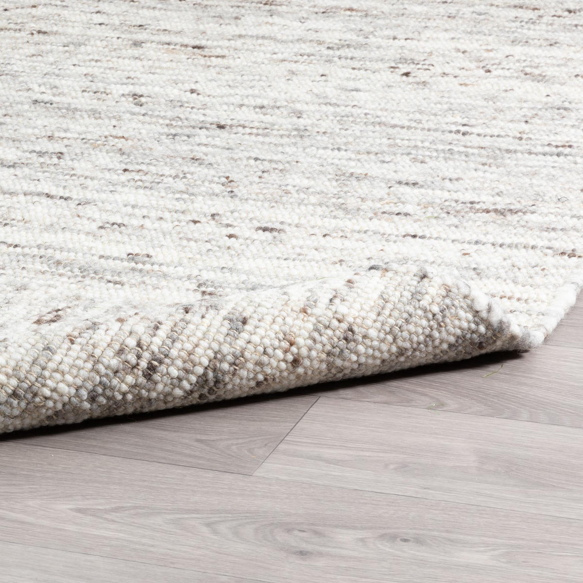 HANDWEBETEPPICH 70/130 cm Athen - Grau, Naturmaterialien (70/130cm) - Steffensmeier