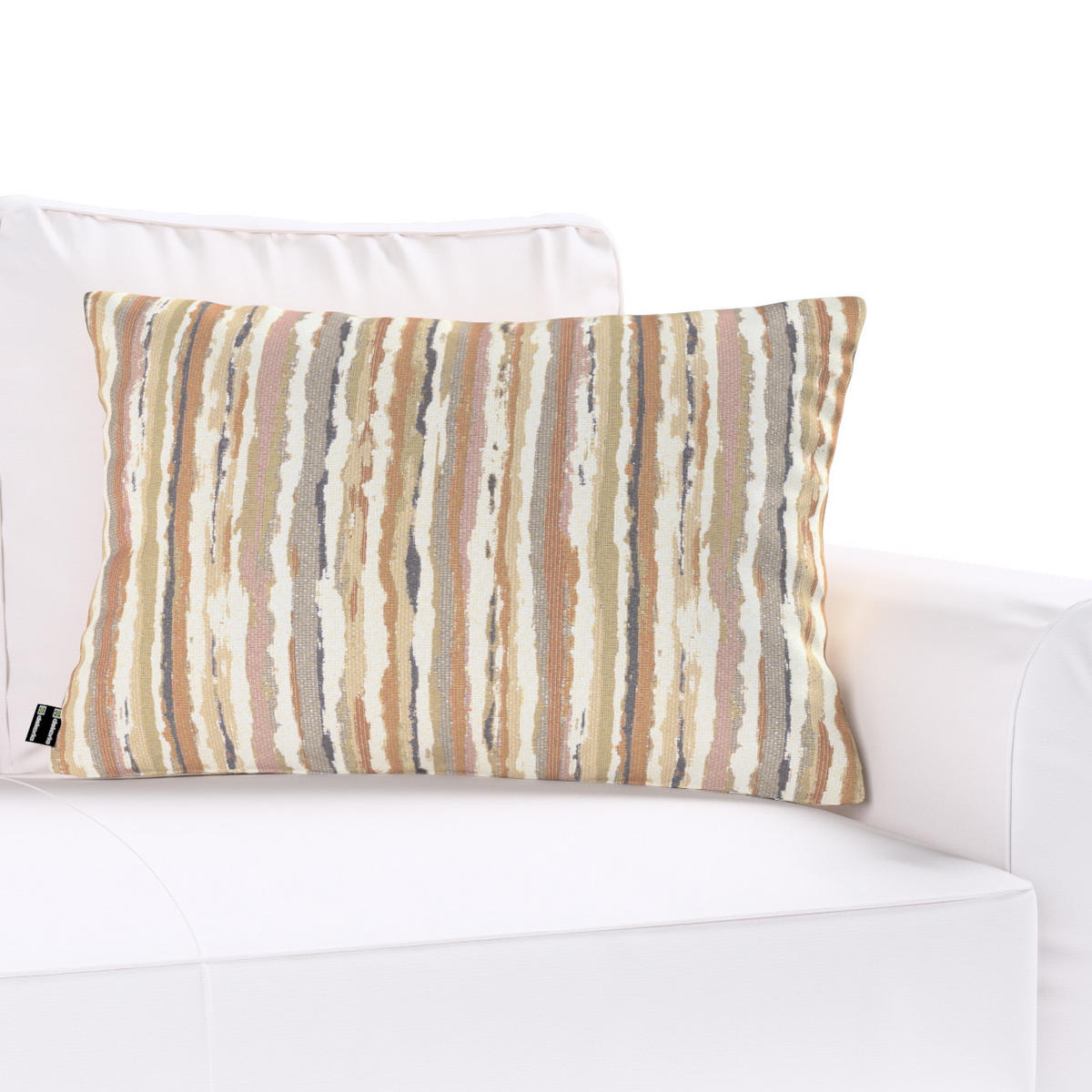 KISSENHÜLLE Cosy Home olive- creme, 47x28 cm - Multicolor/Creme, Textil (47/28cm) - Dekoria