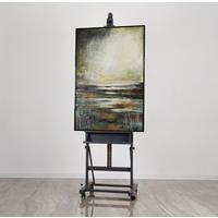 GEMÄLDE Echo der Natur Schattenfugenrahmen Schwarz 140x100 cm - Schwarz, Holz (140/100cm) - YS-art gallery