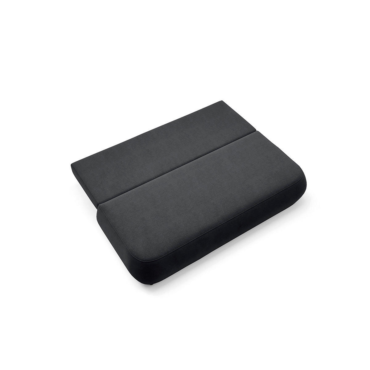 SOFA Antonio 3 Sitzplätze Schwarz - Schwarz, Holz (210/82/106cm) - Petits-meubles