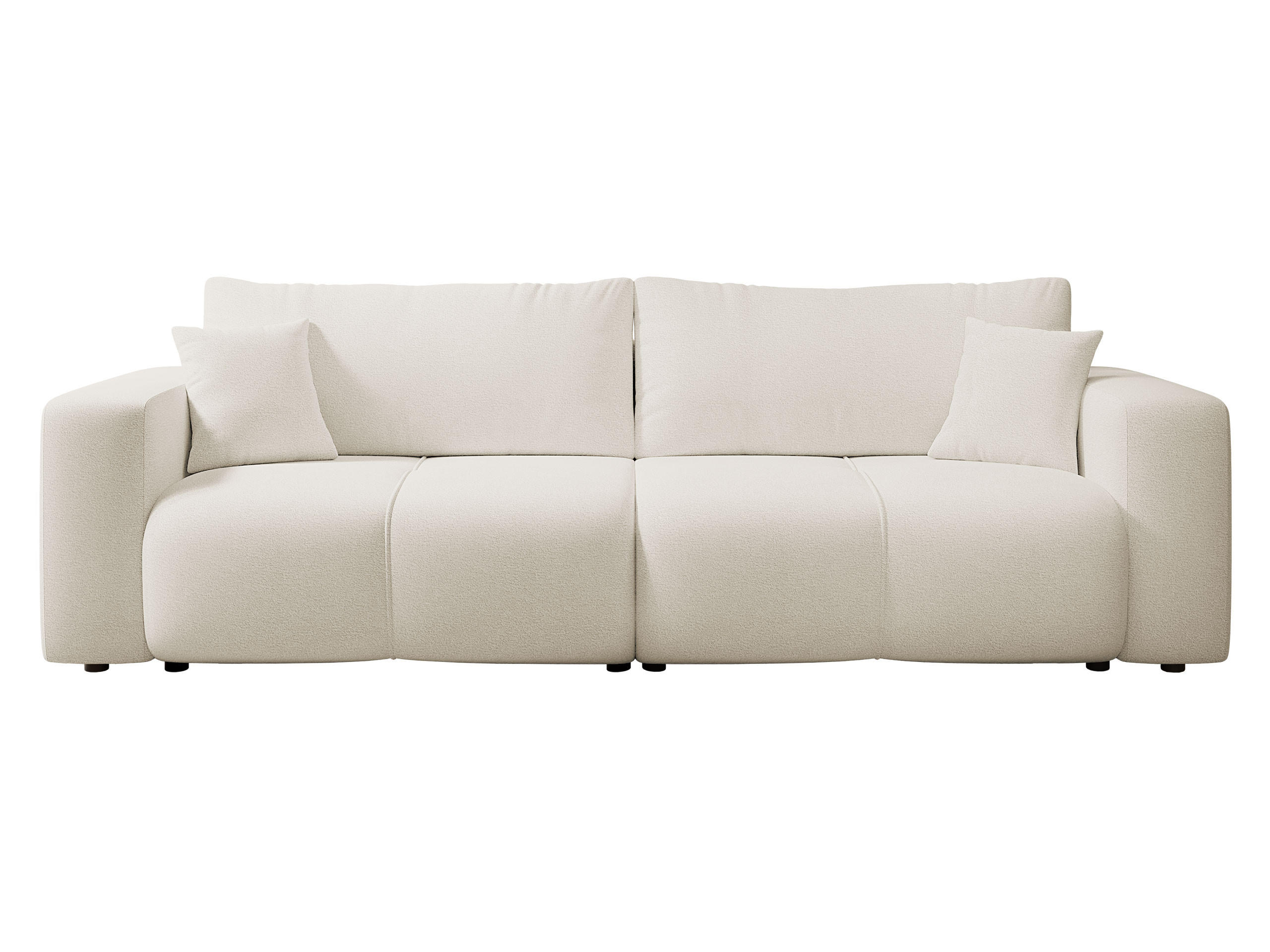 SCHLAFSOFA Furyn - Creme/Schwarz, Holz/Kunststoff (245/82/92cm) - MIRJAN24