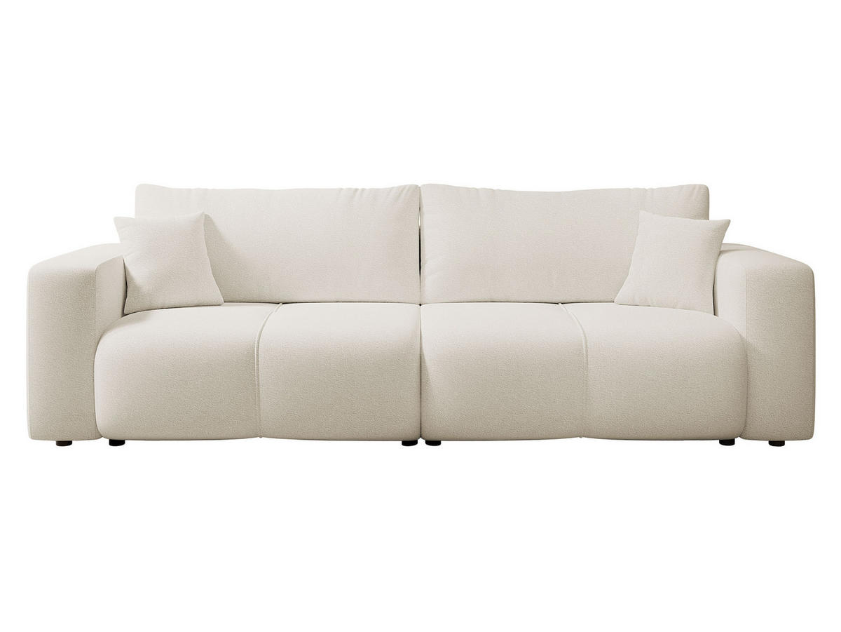 SCHLAFSOFA Furyn - Creme/Schwarz, Holz/Kunststoff (245/82/92cm) - MIRJAN24