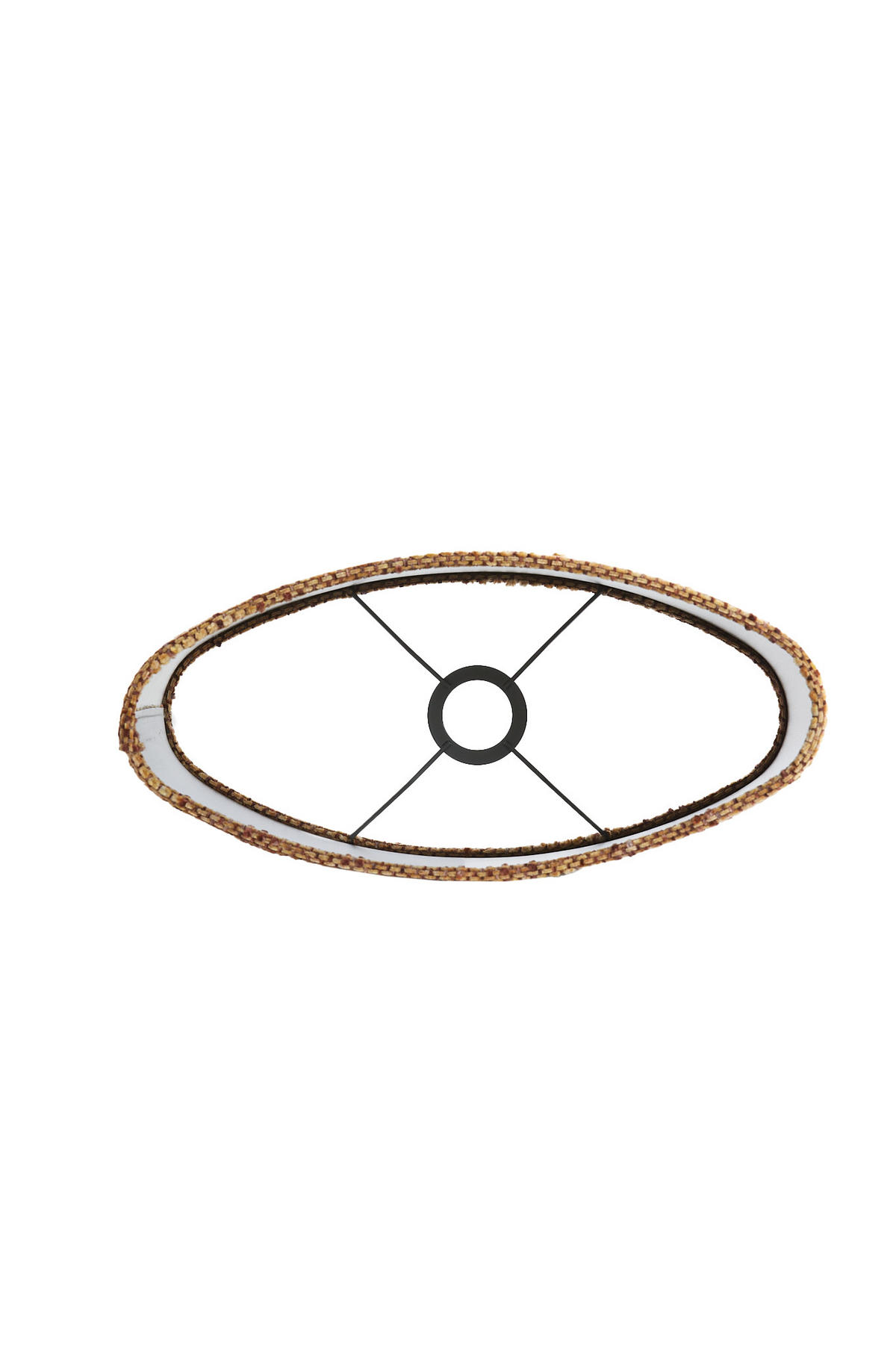 LAMPENSCHIRM Osire Braun 38/17.5/28 cm - Braun, Textil (38/17.5/28cm) - Light & Living