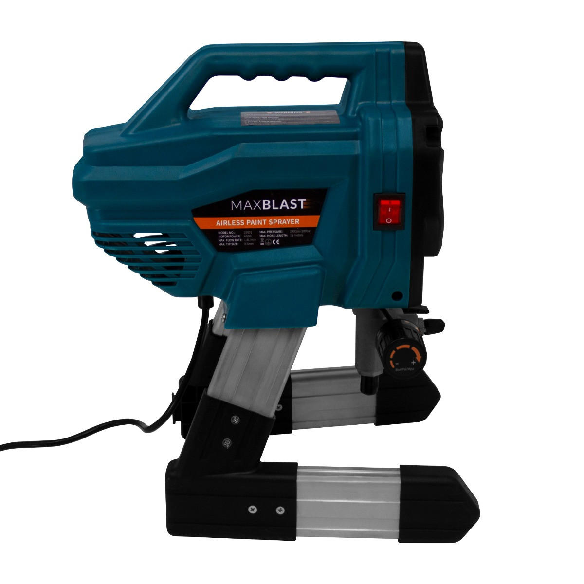 FARBSPRÜHGERÄT Airless - Blau, Kunststoff - Monstershop