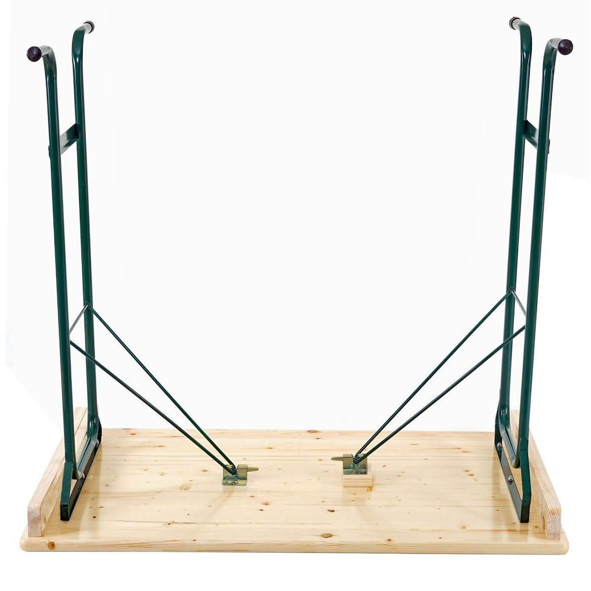 STEHTISCH 110x125x70cm Biergartentisch Braun-Grün - Grün, Holz (70/125/110cm) - PROREGAL